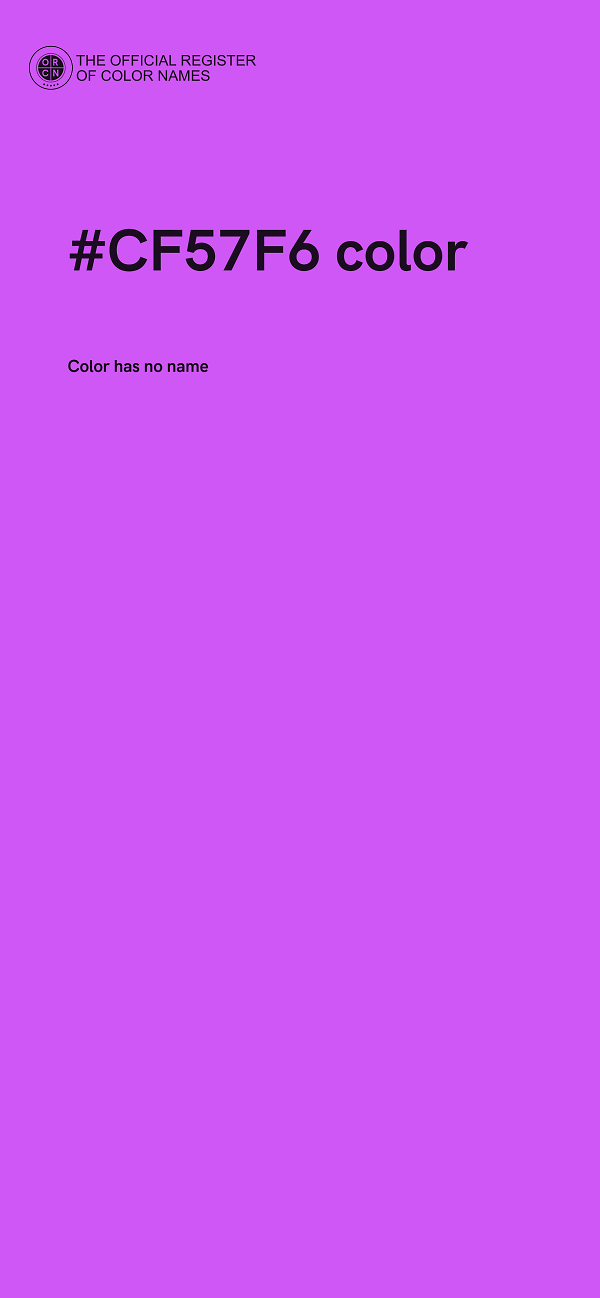 #CF57F6 color image