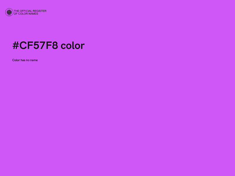 #CF57F8 color image