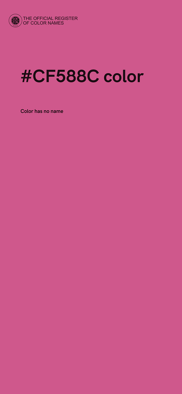 #CF588C color image