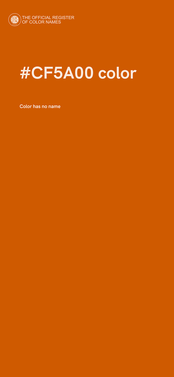 #CF5A00 color image