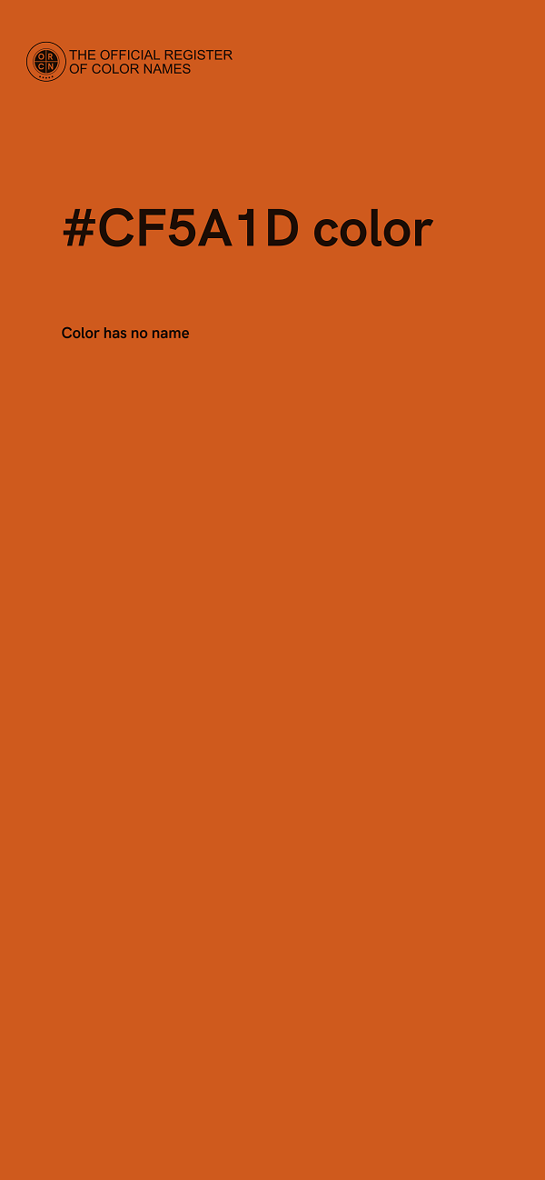 #CF5A1D color image