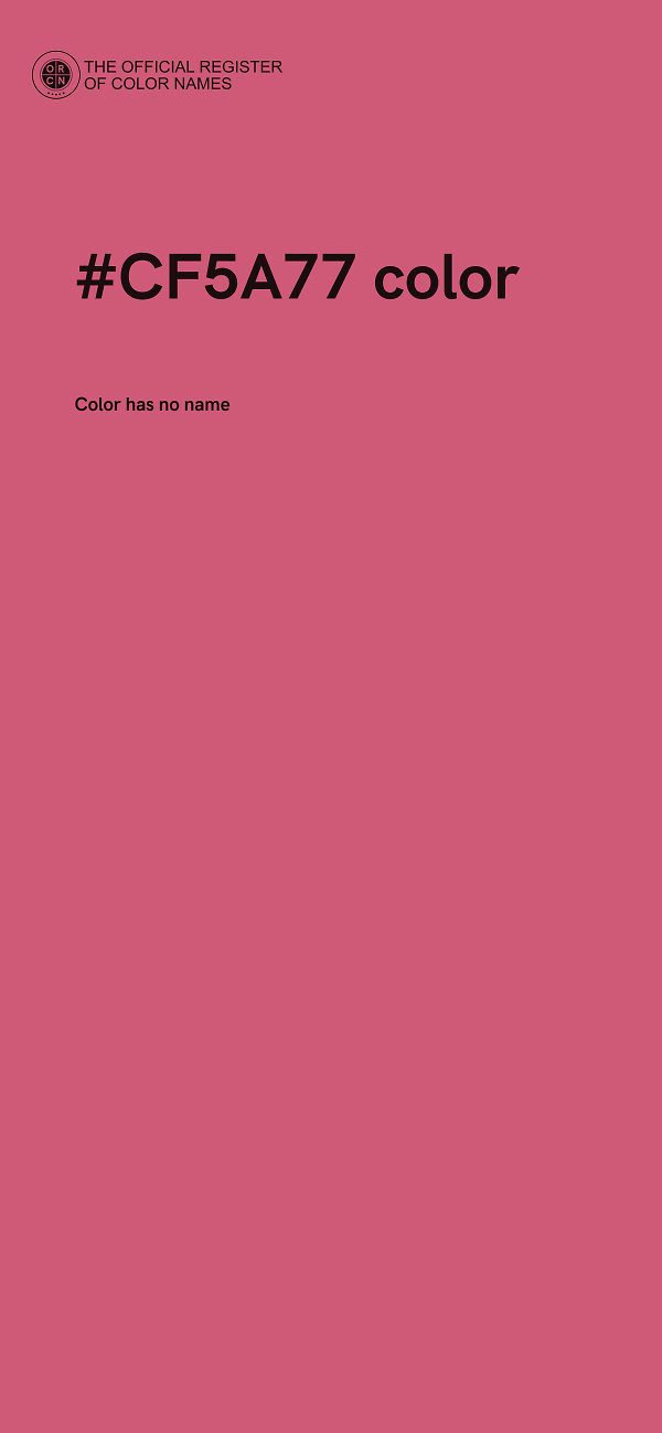 #CF5A77 color image
