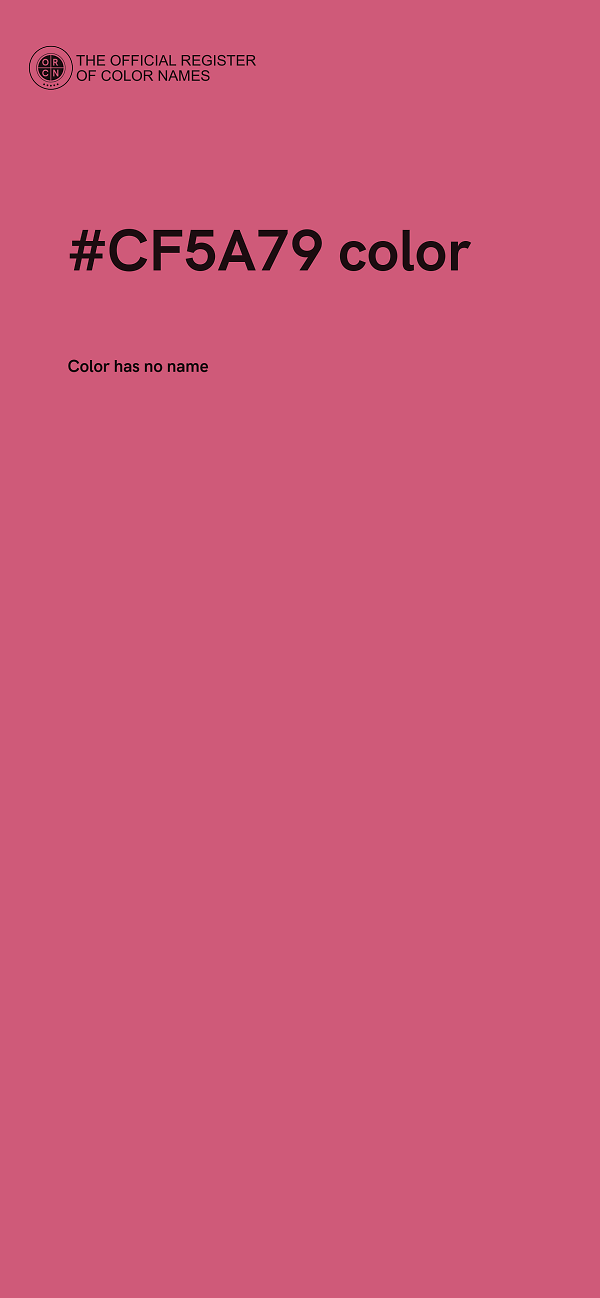 #CF5A79 color image