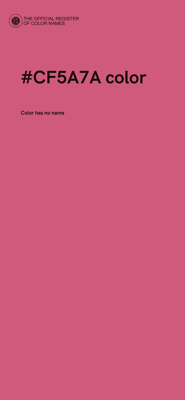 #CF5A7A color image