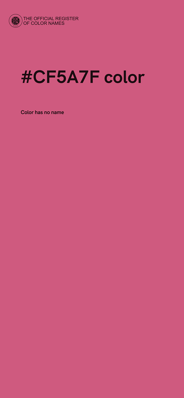 #CF5A7F color image