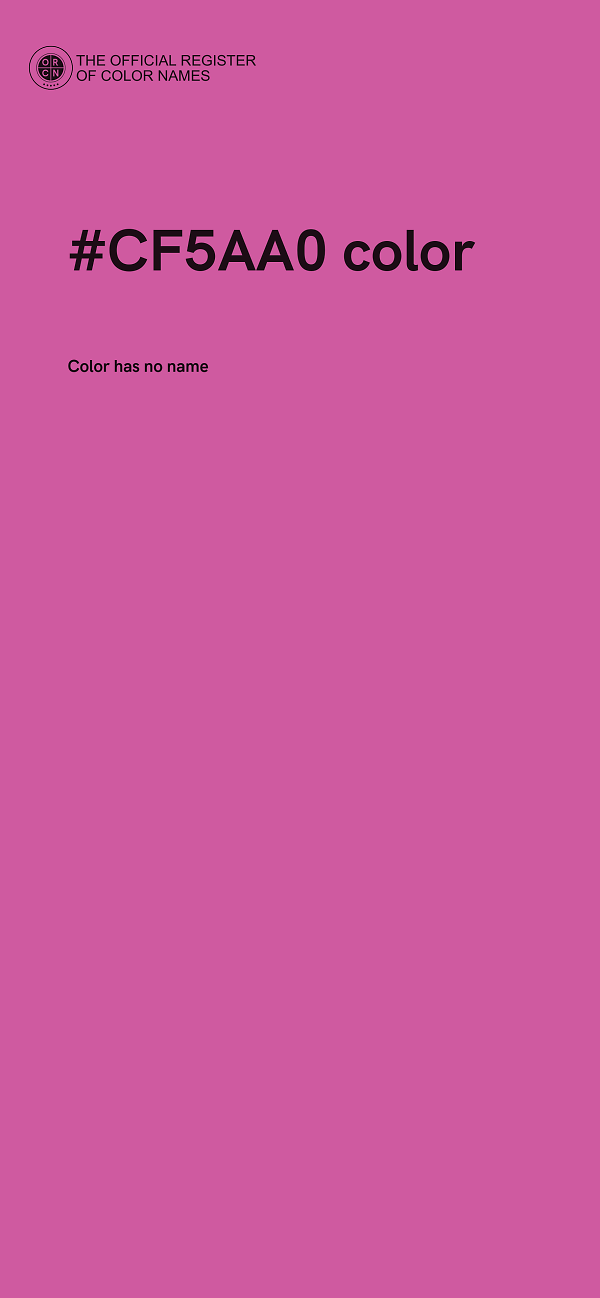 #CF5AA0 color image