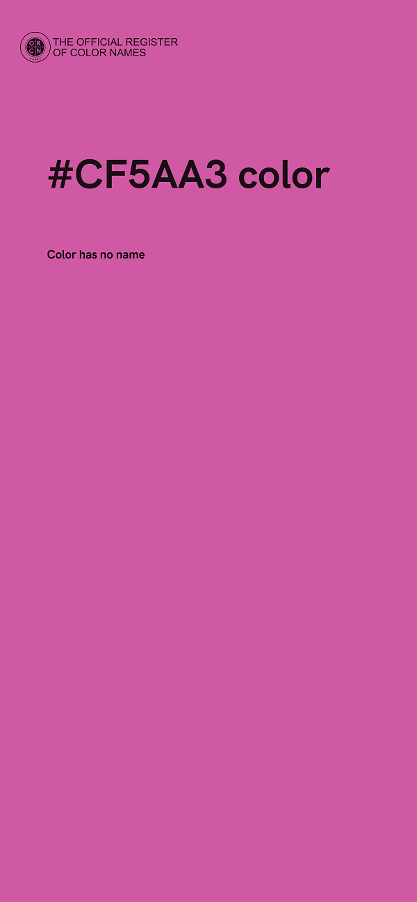 #CF5AA3 color image