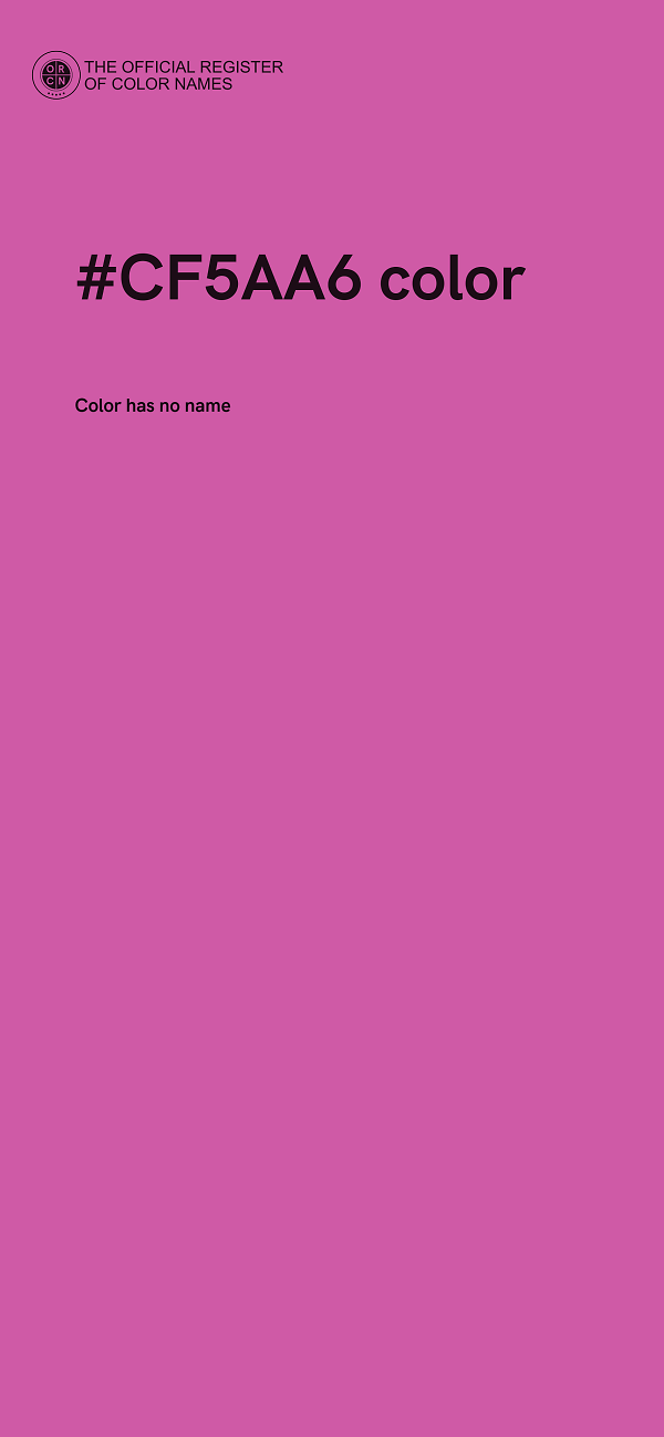 #CF5AA6 color image