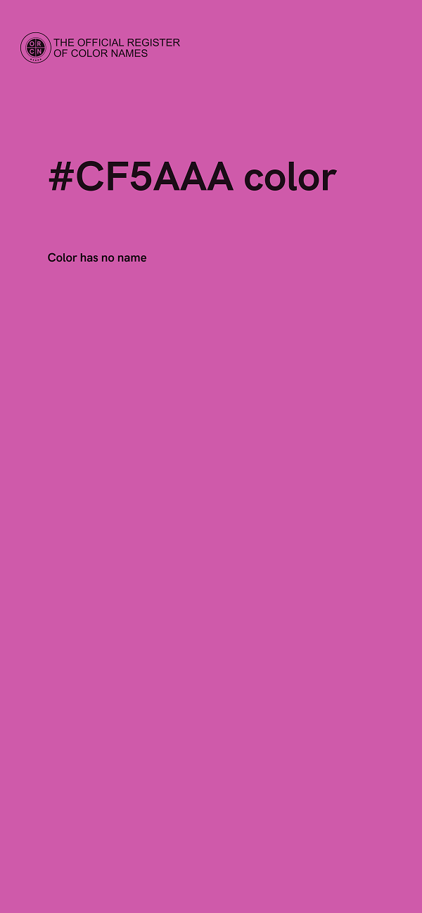#CF5AAA color image