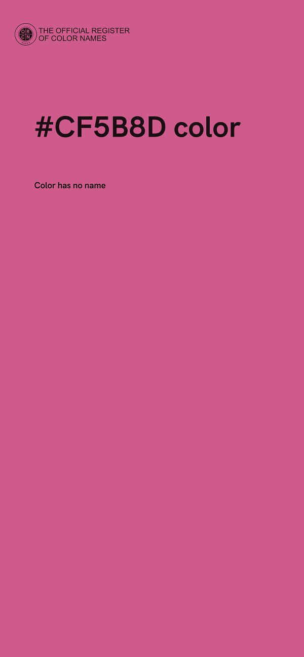 #CF5B8D color image