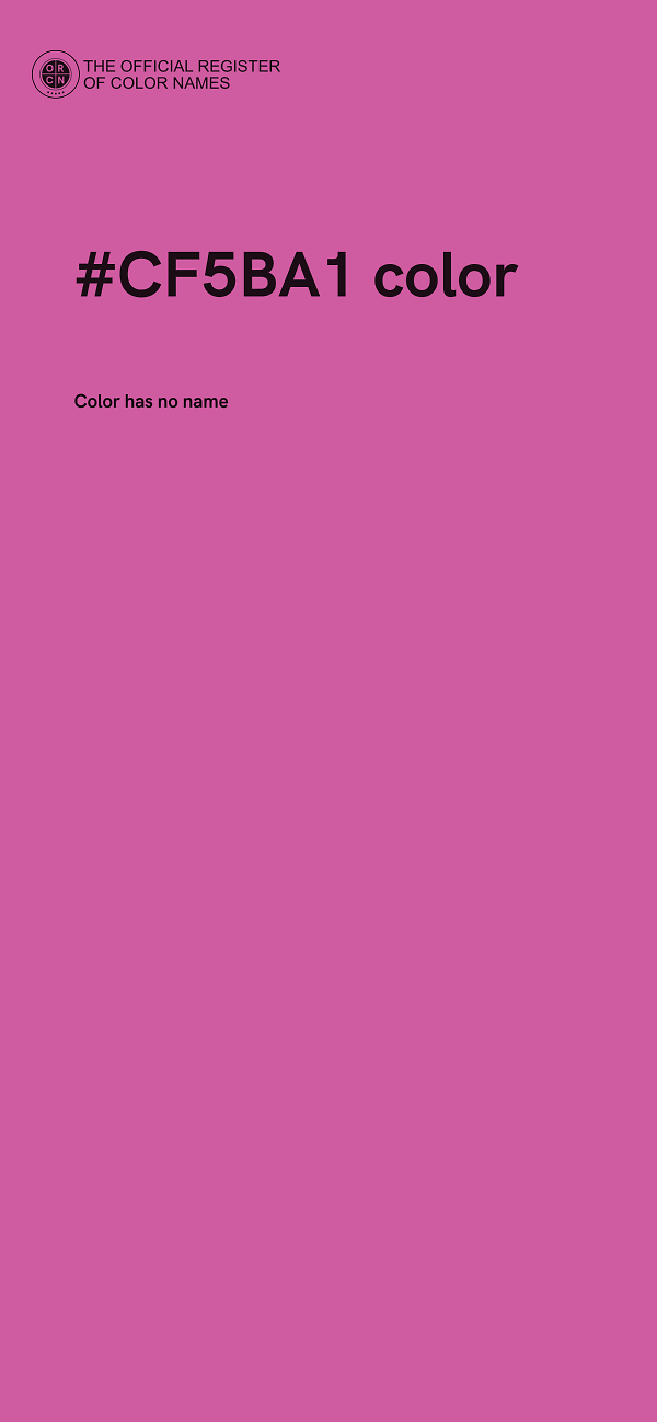 #CF5BA1 color image
