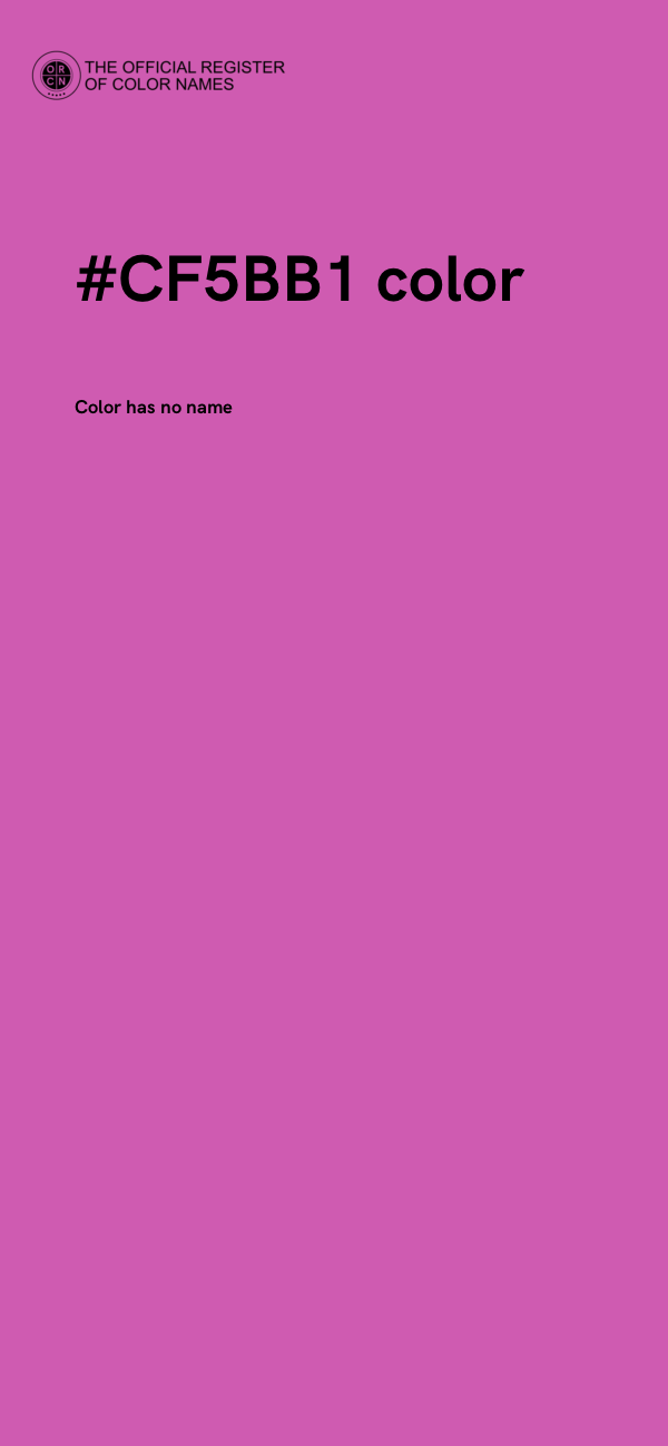 #CF5BB1 color image