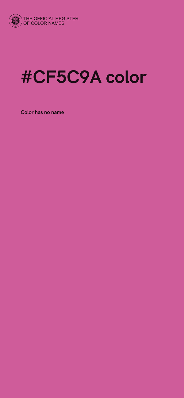 #CF5C9A color image