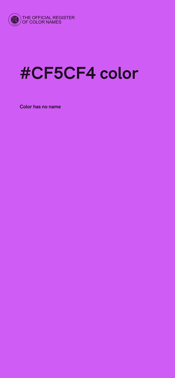 #CF5CF4 color image