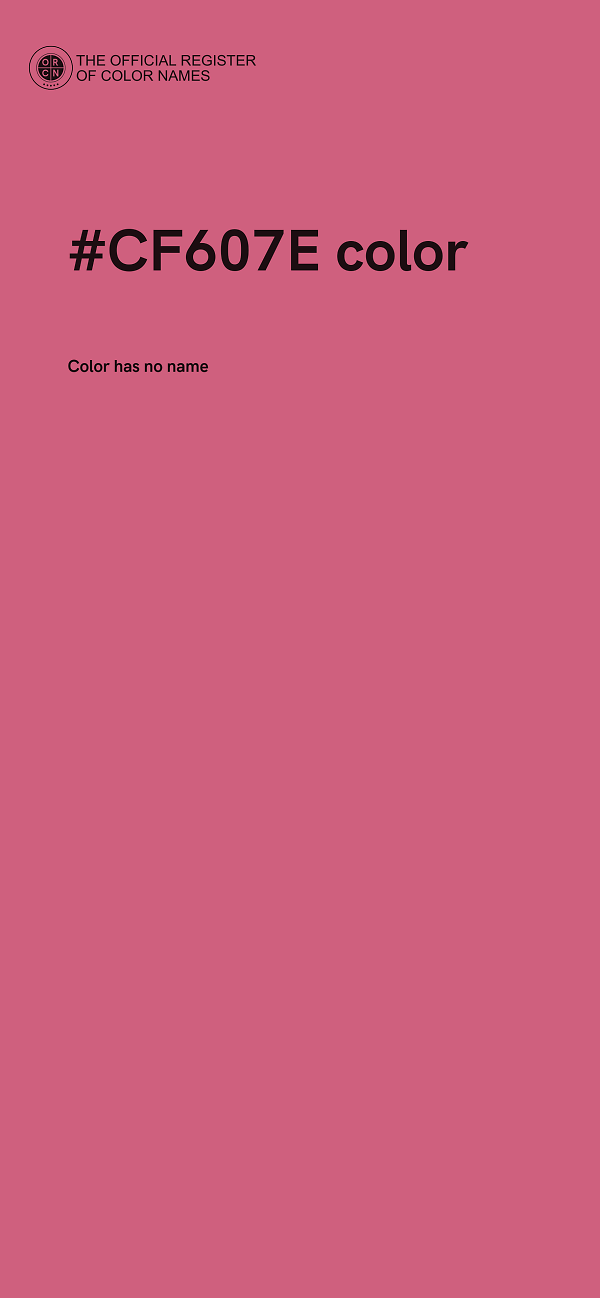 #CF607E color image