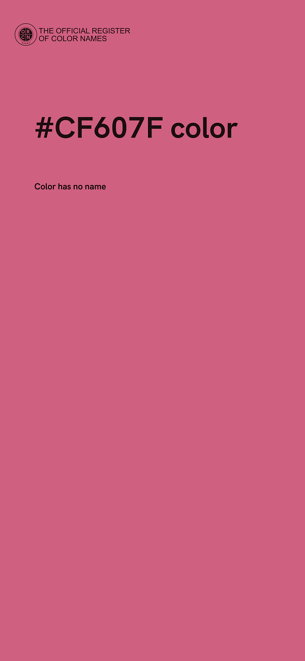 #CF607F color image