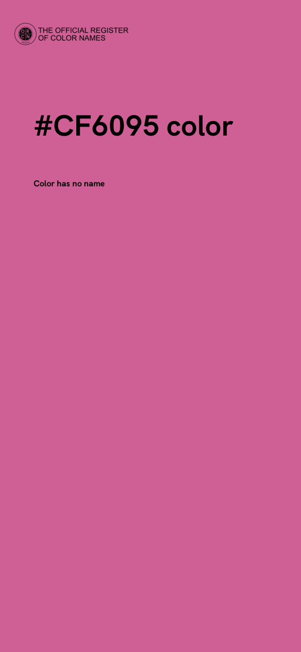 #CF6095 color image