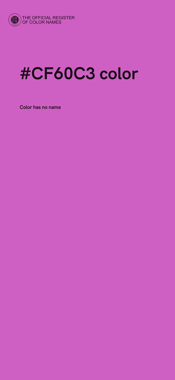 #CF60C3 color image