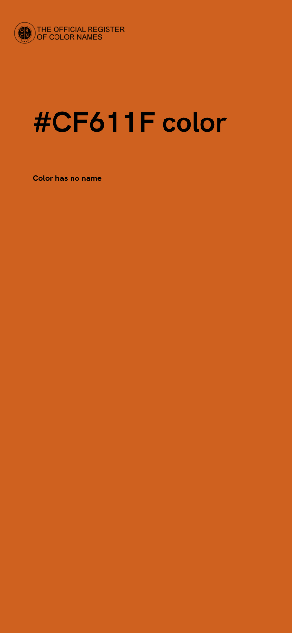 #CF611F color image