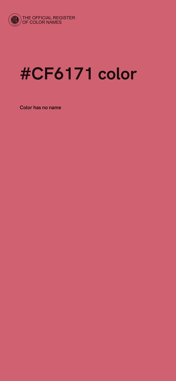 #CF6171 color image
