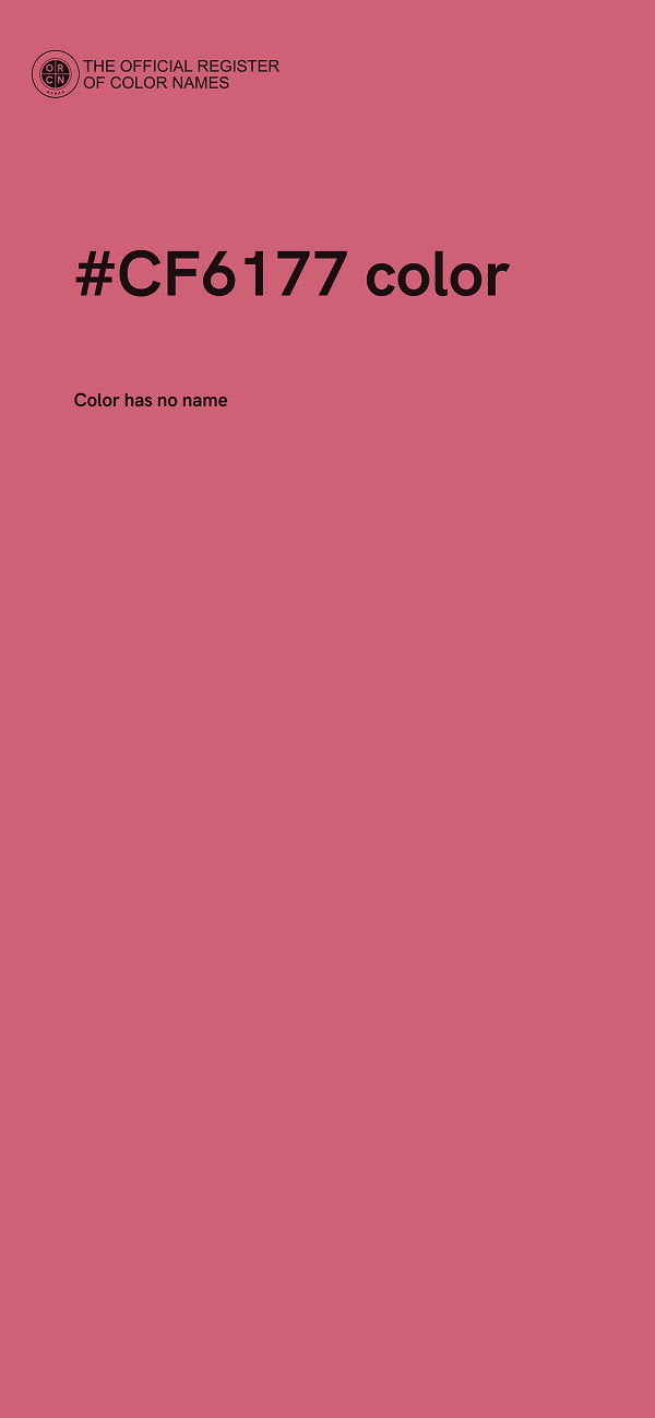 #CF6177 color image