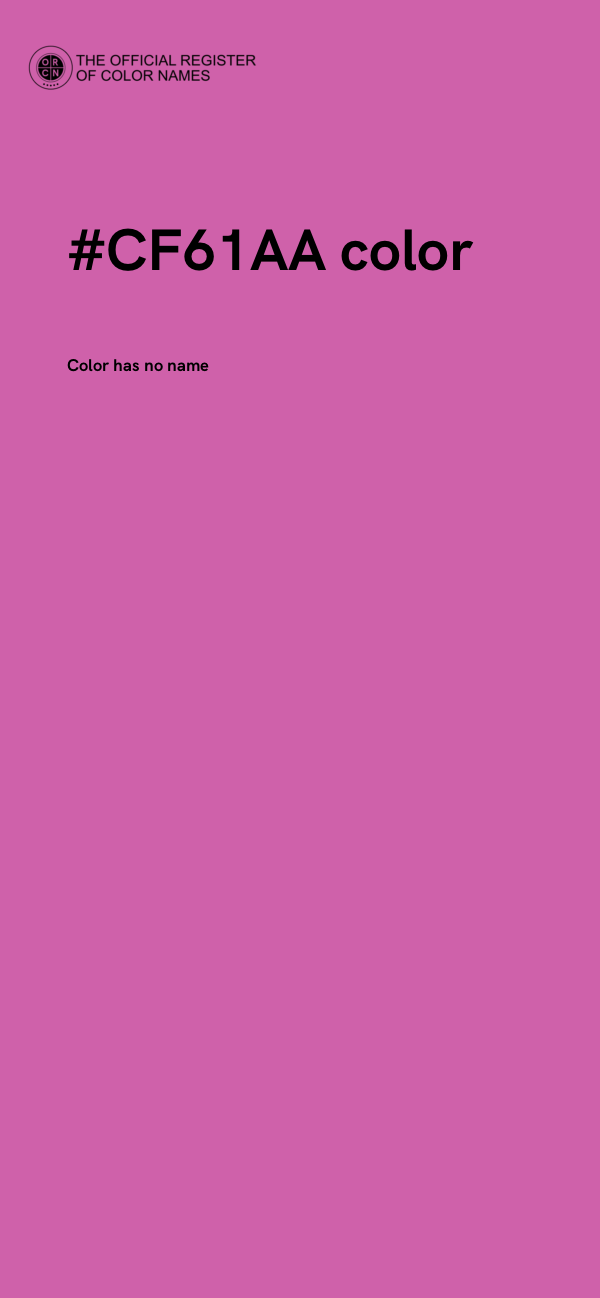 #CF61AA color image
