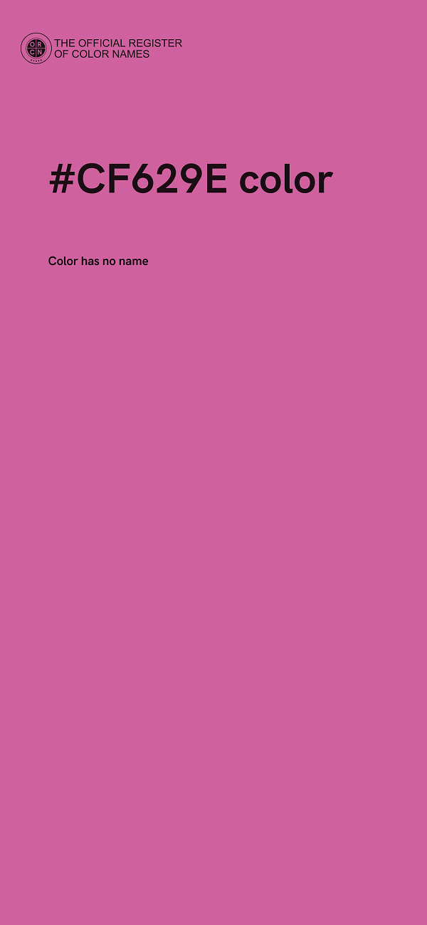 #CF629E color image