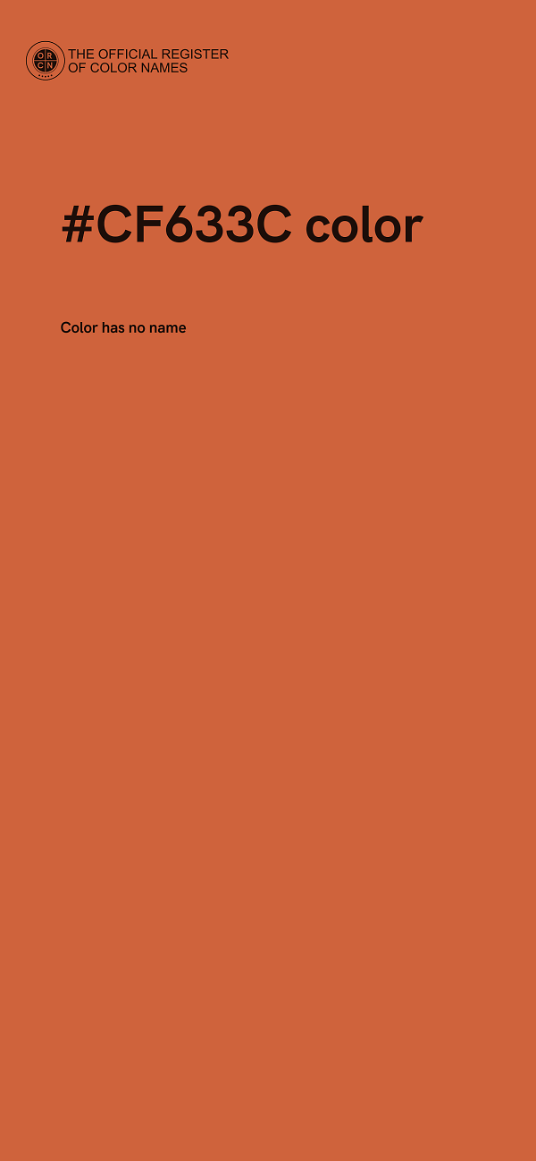 #CF633C color image