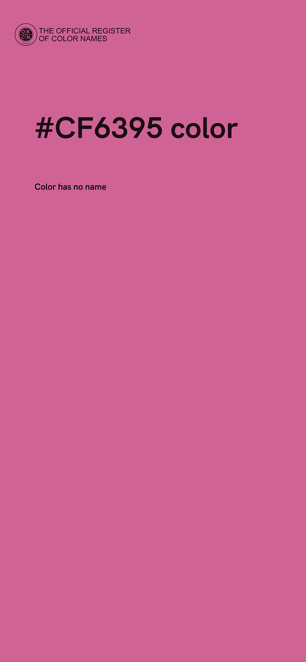 #CF6395 color image