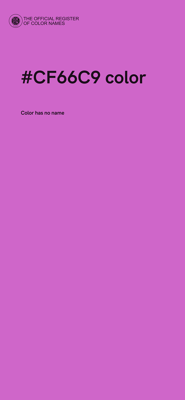 #CF66C9 color image