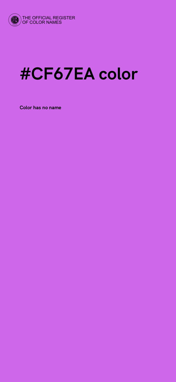 #CF67EA color image