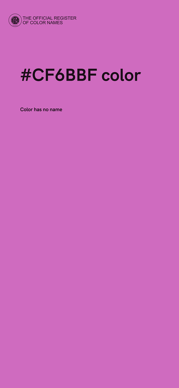 #CF6BBF color image