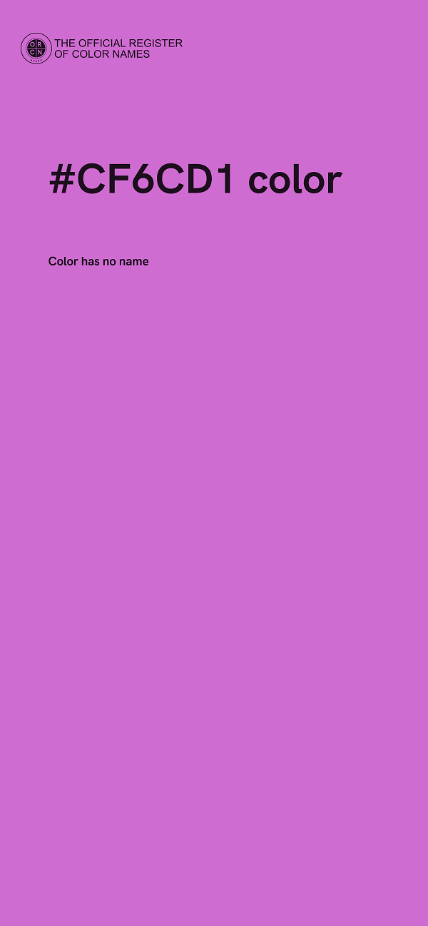 #CF6CD1 color image