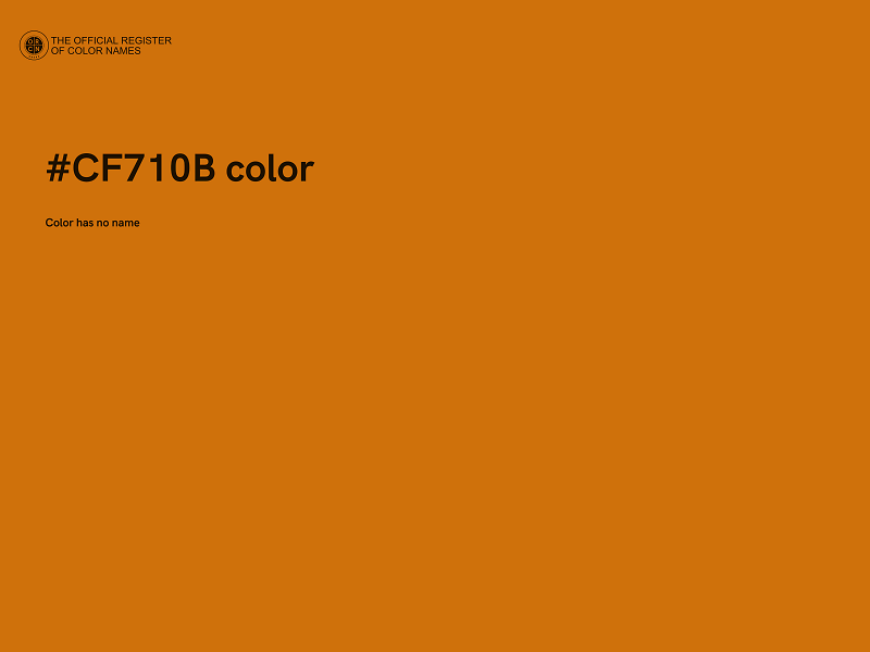 #CF710B color image