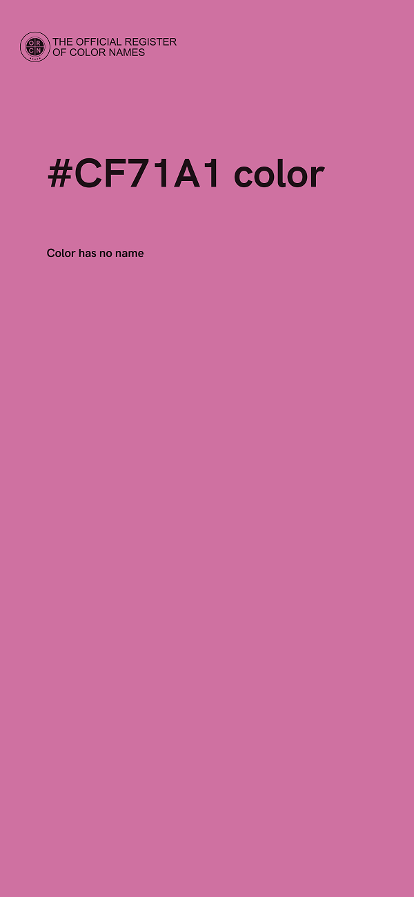 #CF71A1 color image