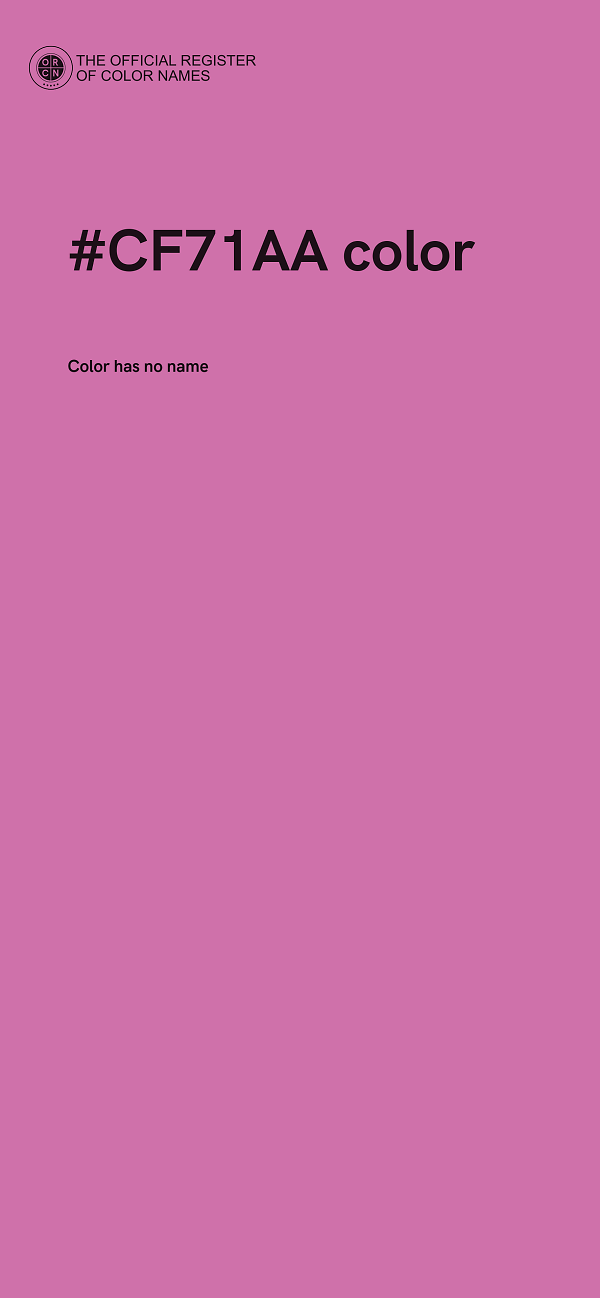 #CF71AA color image