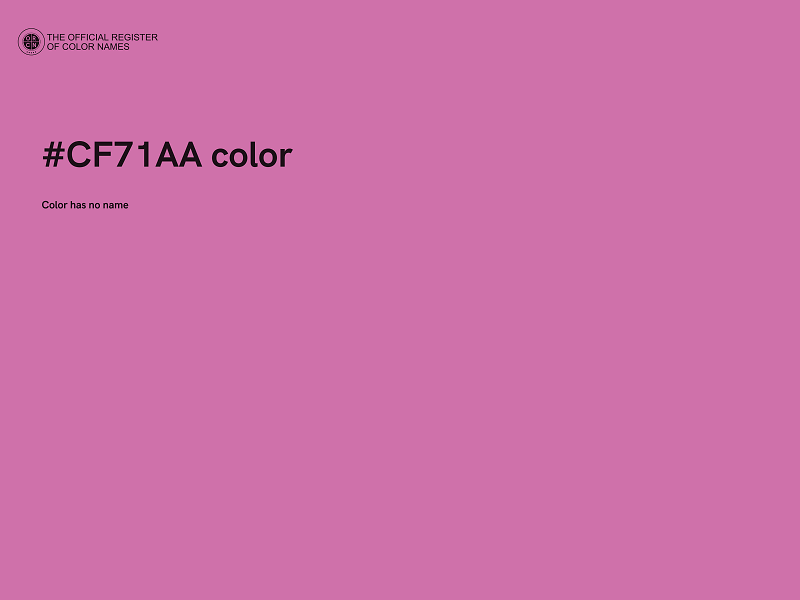 #CF71AA color image
