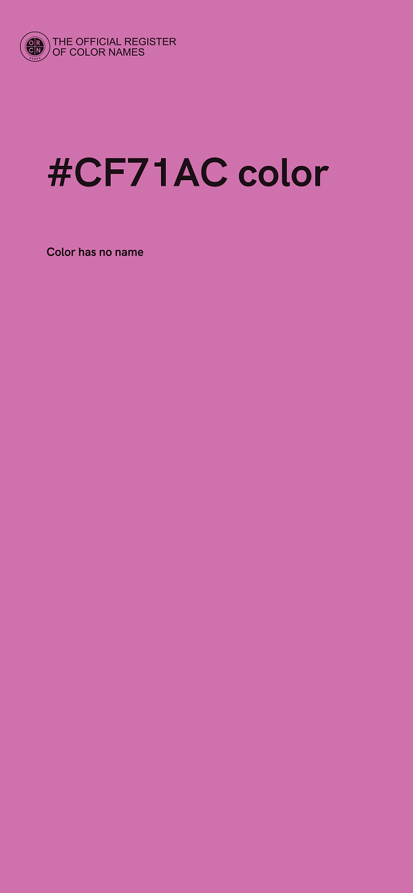 #CF71AC color image