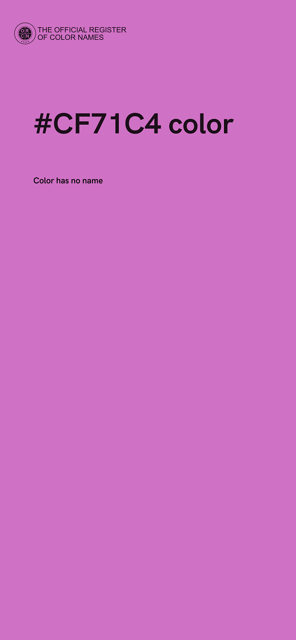 #CF71C4 color image