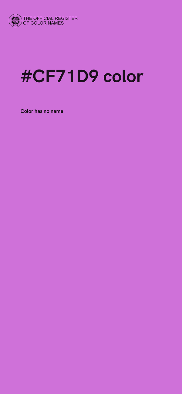 #CF71D9 color image