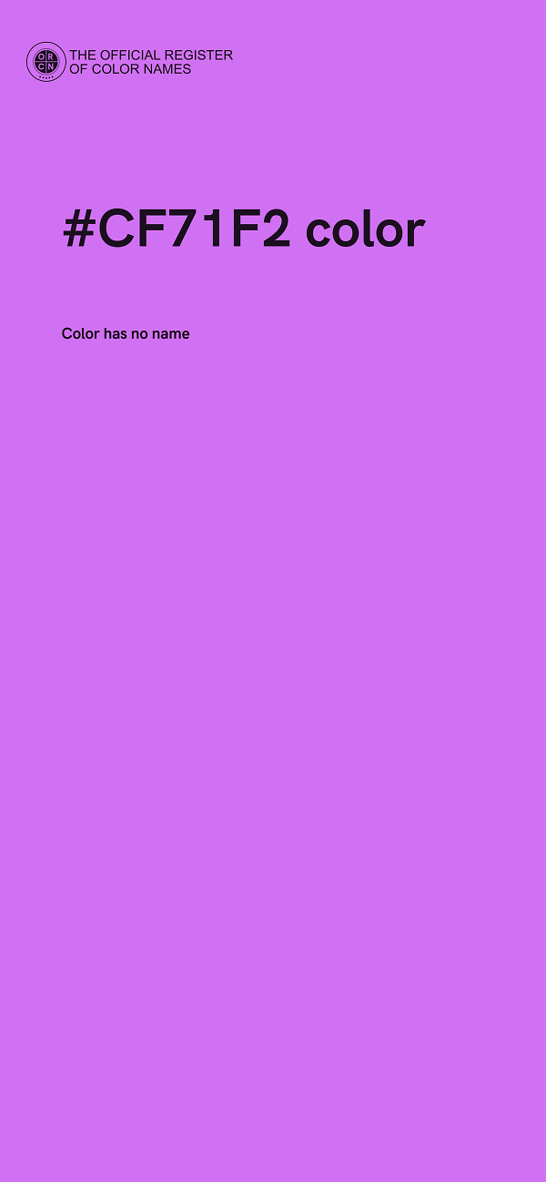 #CF71F2 color image