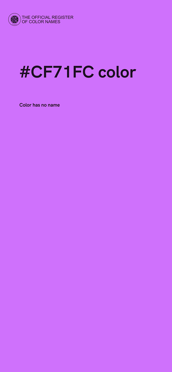 #CF71FC color image