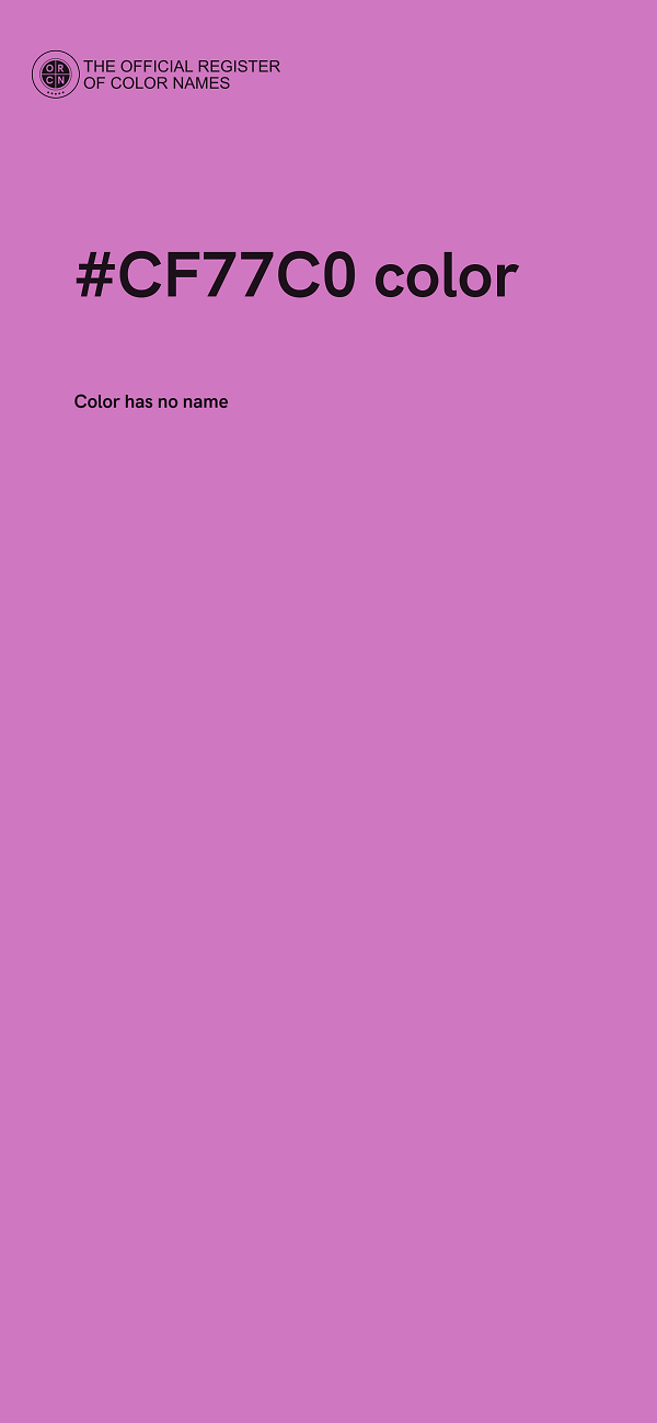#CF77C0 color image