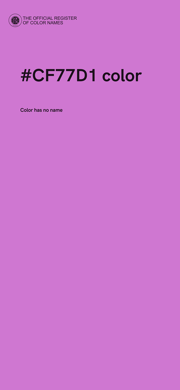 #CF77D1 color image