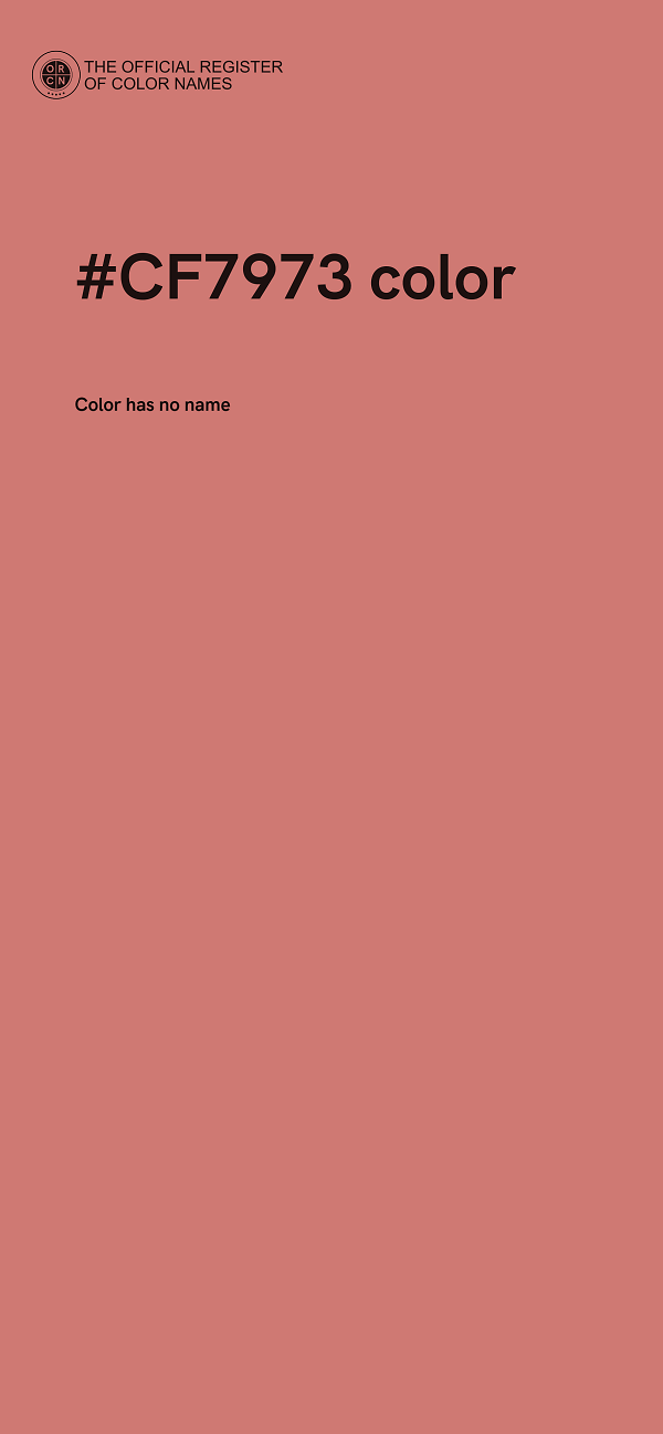 #CF7973 color image