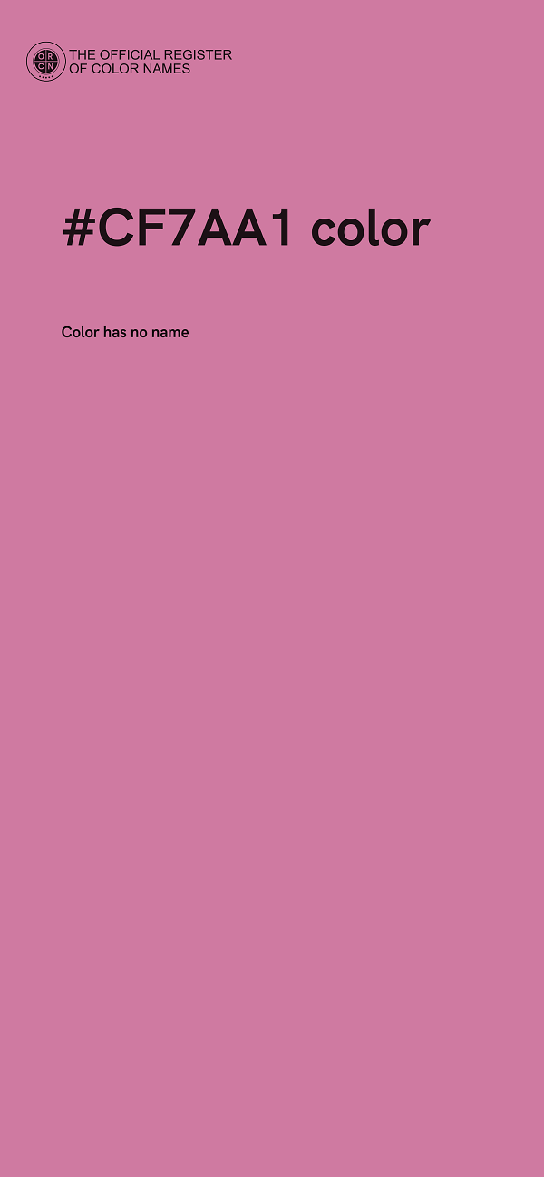 #CF7AA1 color image
