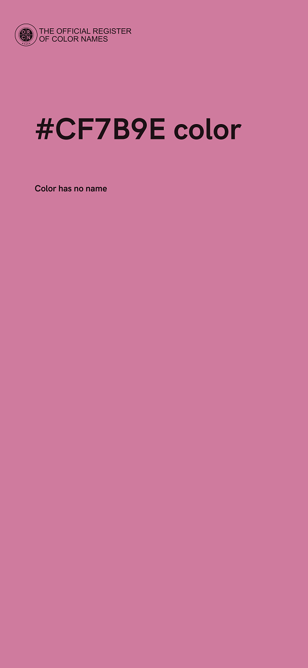 #CF7B9E color image