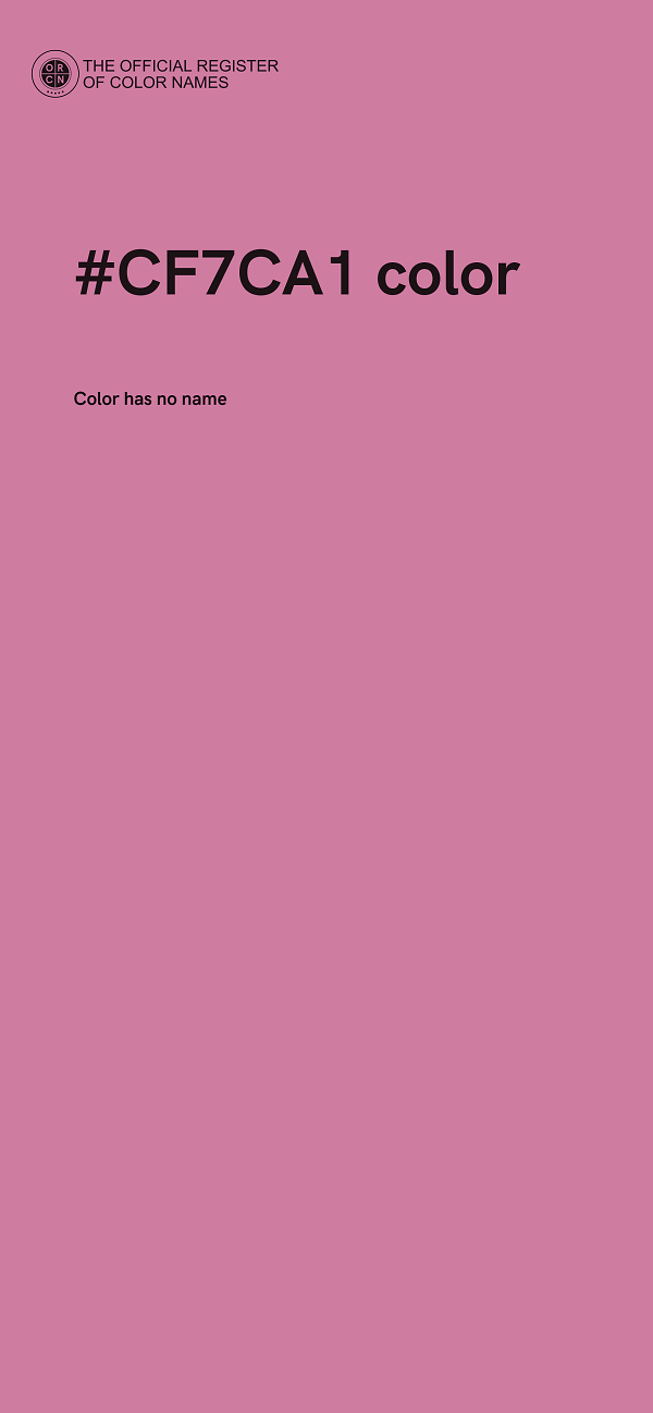 #CF7CA1 color image