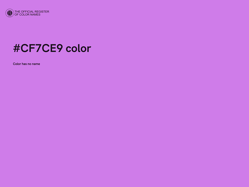 #CF7CE9 color image