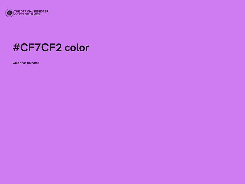 #CF7CF2 color image